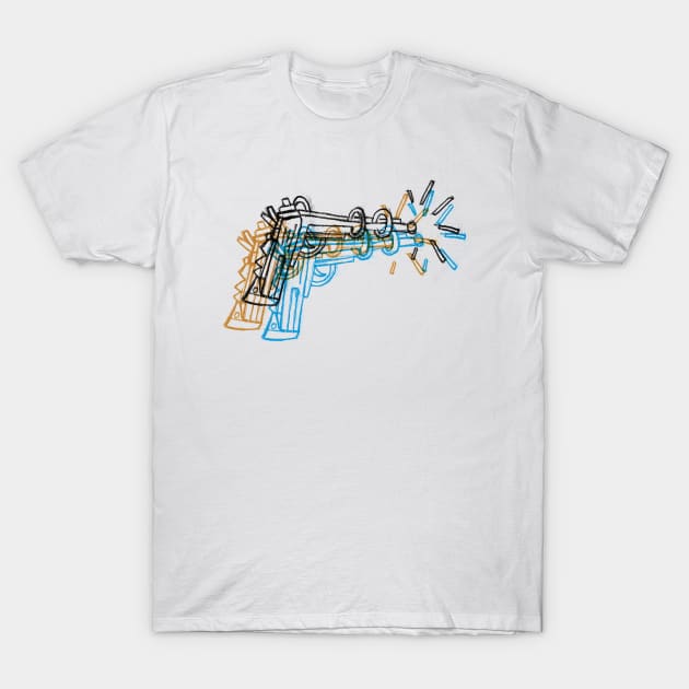 Gun T-Shirt by marceloillustration